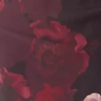 Women's Side Ruched Printed Midi Dress