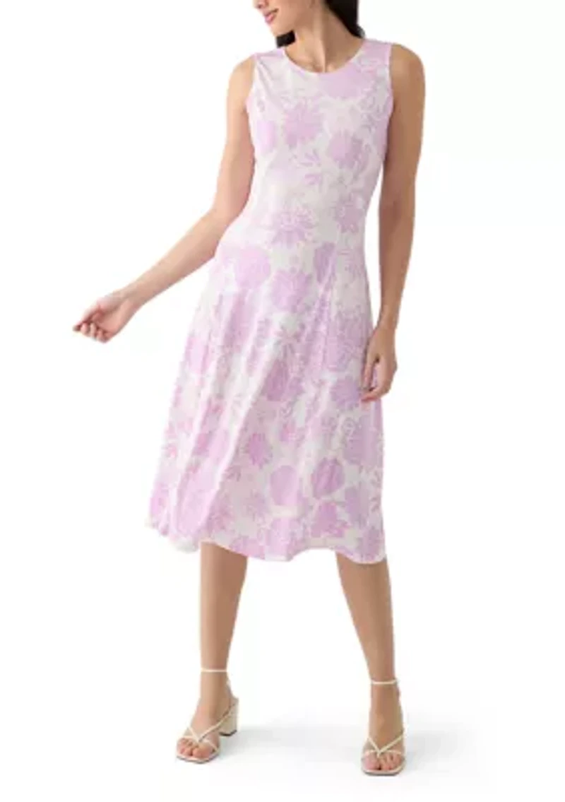 Women's Floral Print Jacket Dress