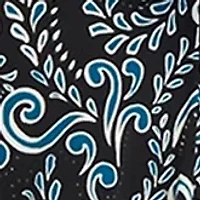 Women's Printed Dress with Solid Jacket