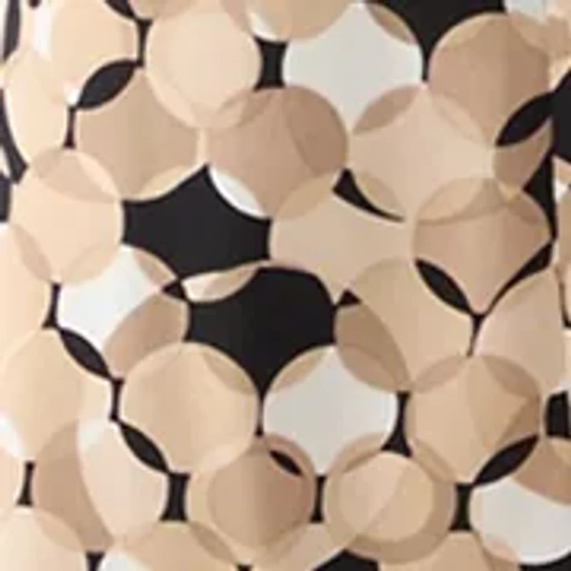 Women's Printed Dress with Three Quarter Sleeve Jacket
