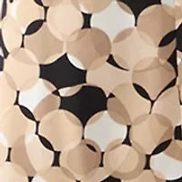 Women's Printed Dress with Three Quarter Sleeve Jacket