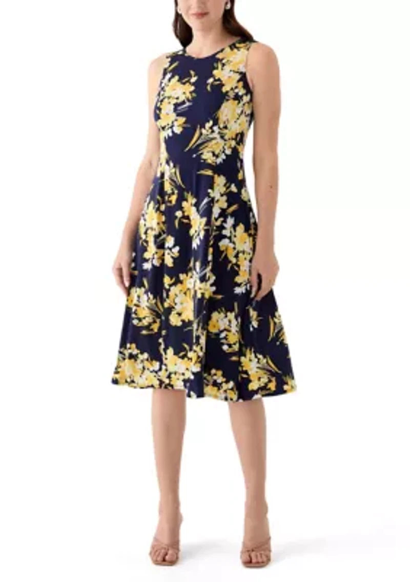 Women's Floral Dress and Jacket  Set