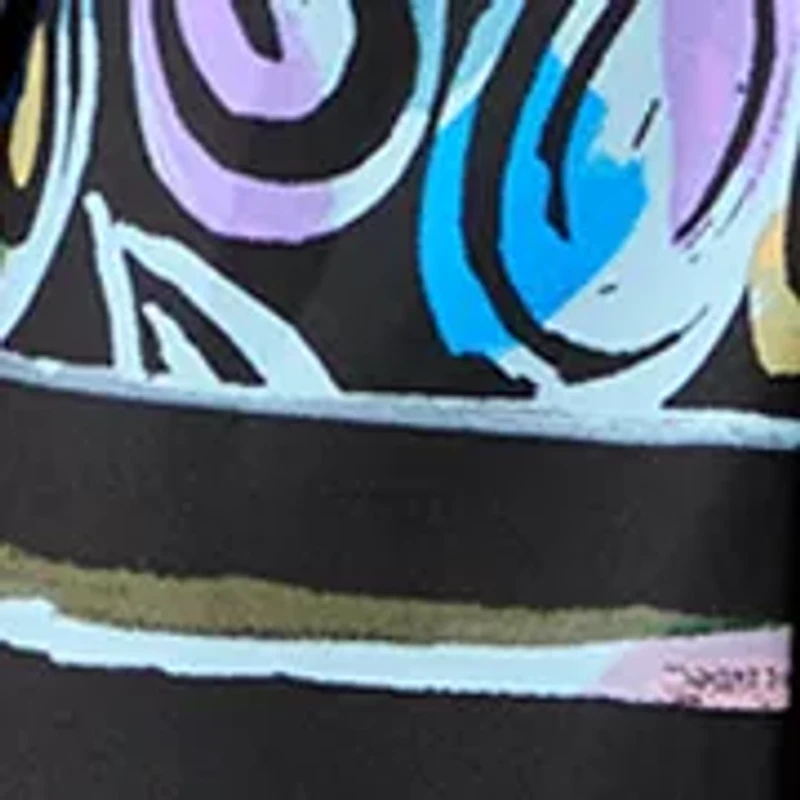 Women's Long Sleeve Printed Jacket Dress