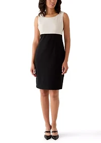 Women's Printed Scuba Jacket Dress