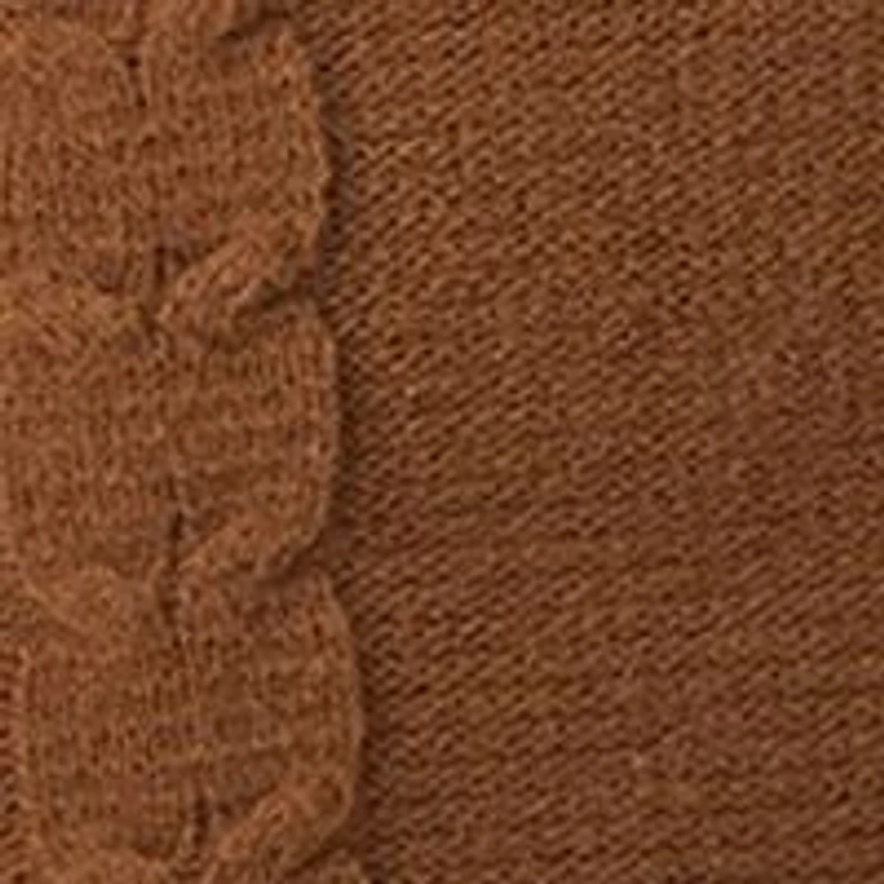 Women's Puff Sleeve Solid Knit Sheath Dress