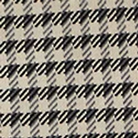 Plus Crew Neck Houndstooth Cardigan and Sheath Dress Set