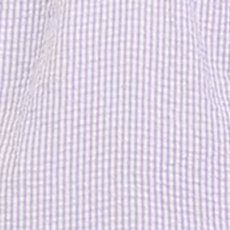 Women's Sleeveless Seersucker Tiered V-Neck Midi Dress