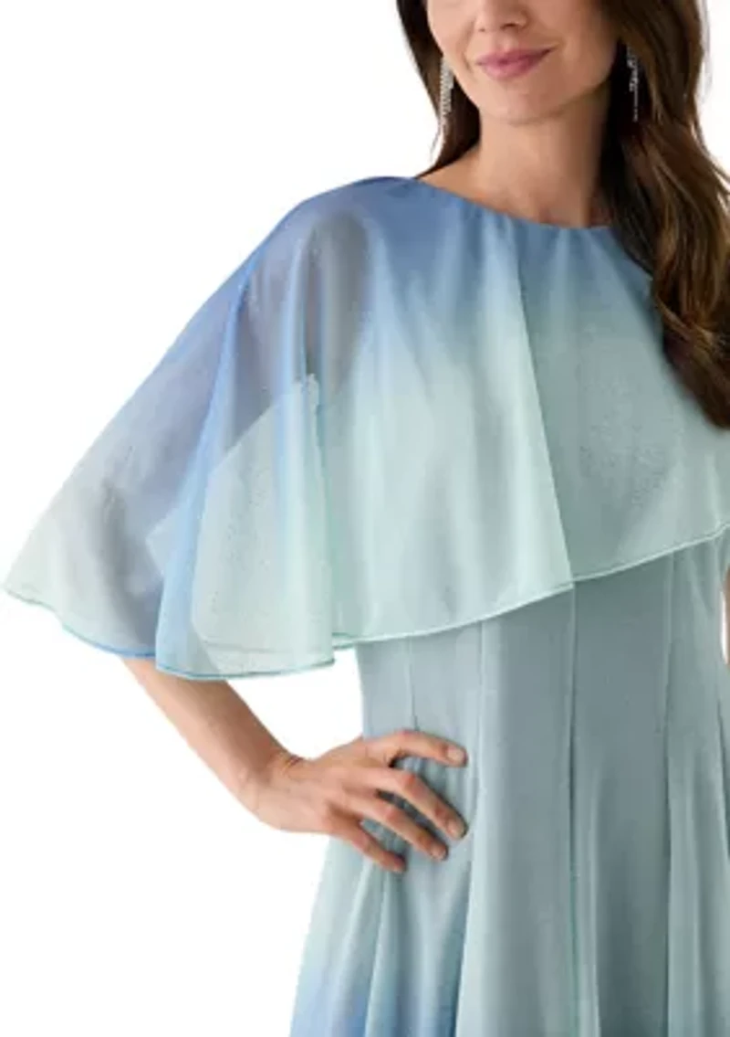 Women's Sleeveless Crew Neck Printed Dress