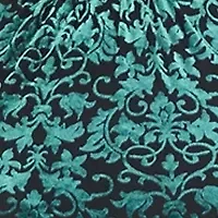 Plus Halter Burnout A-Line Dress