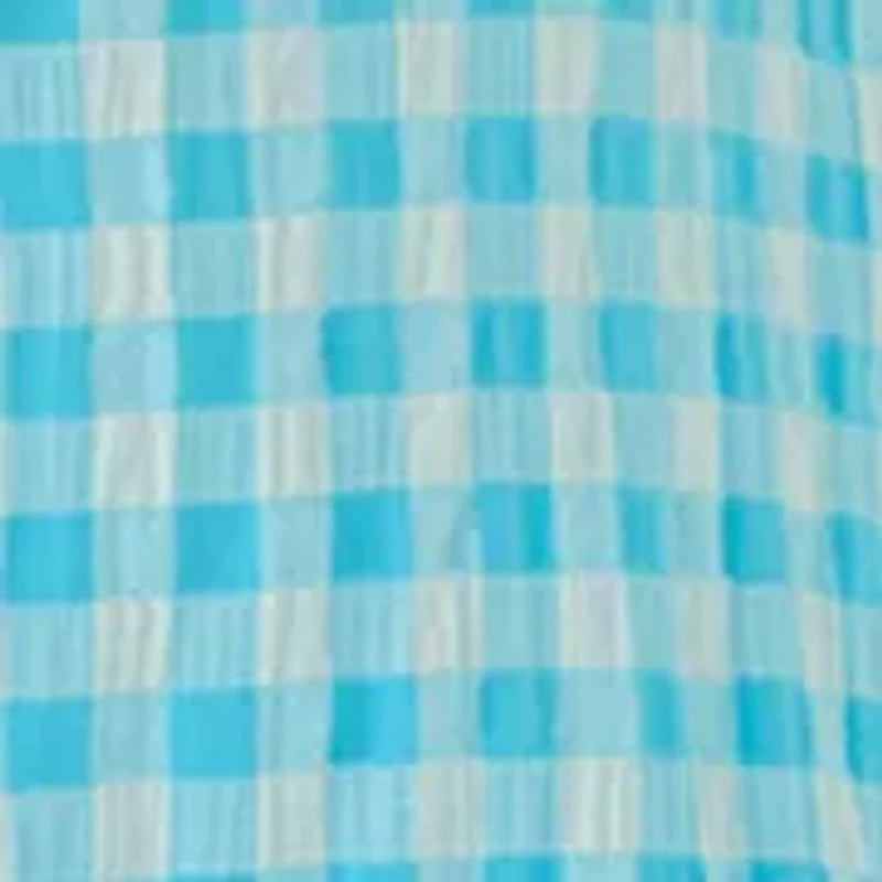 Plus Gingham Midi Dress