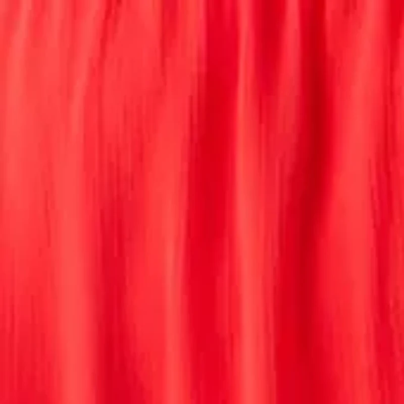 Plus Solid Chiffon Fit and Flare Dress