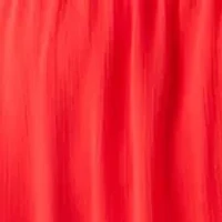 Plus Solid Chiffon Fit and Flare Dress