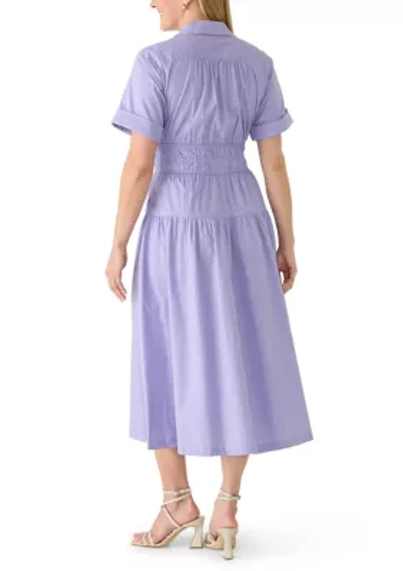 Women's Short Sleeve Shirtdress