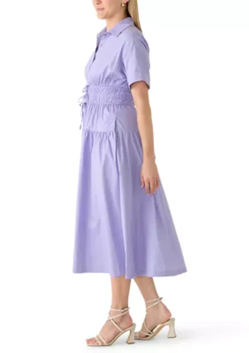 Women's Short Sleeve Shirtdress