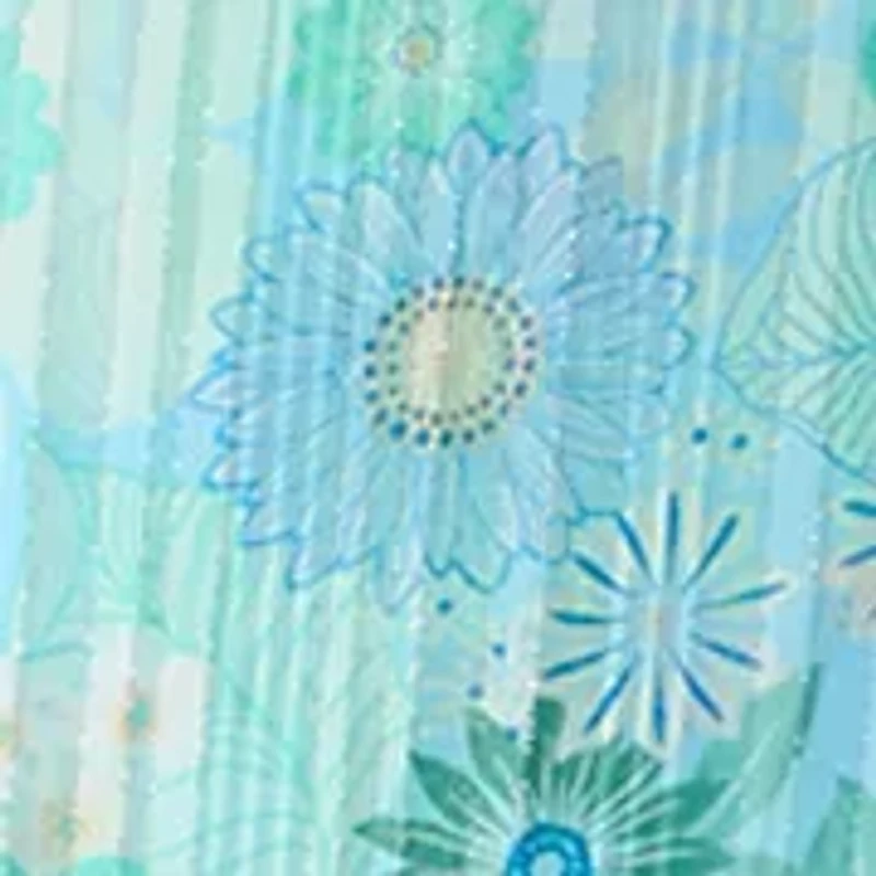 Plus V-Neck Floral Midi Dress