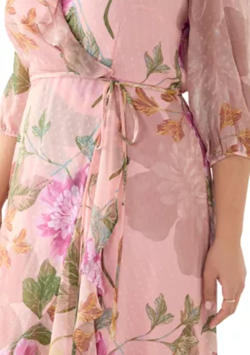 Plus Floral Maxi Dress