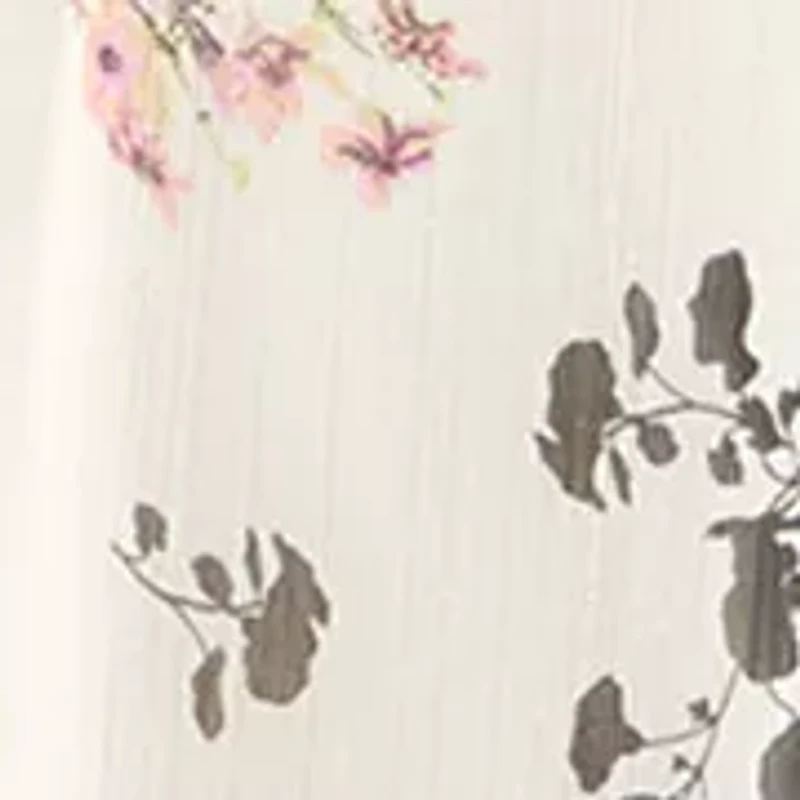 Plus Floral Tie Waist Maxi Dress