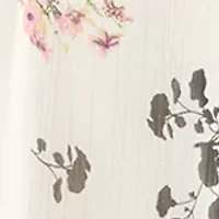 Plus Floral Tie Waist Maxi Dress