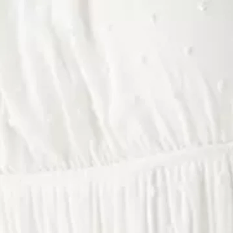 Women's Sleeveless Square Neck Solid Chiffon Dress