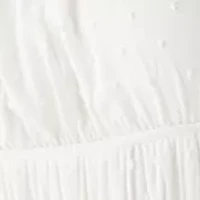 Women's Sleeveless Square Neck Solid Chiffon Dress