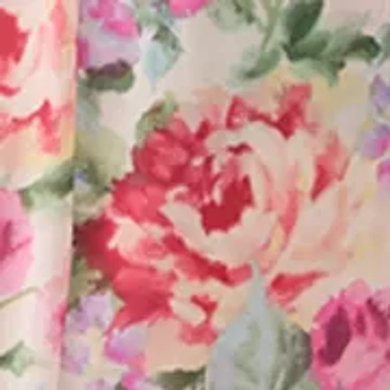 Women's Floral Ruffle V-Neck Maxi Dress