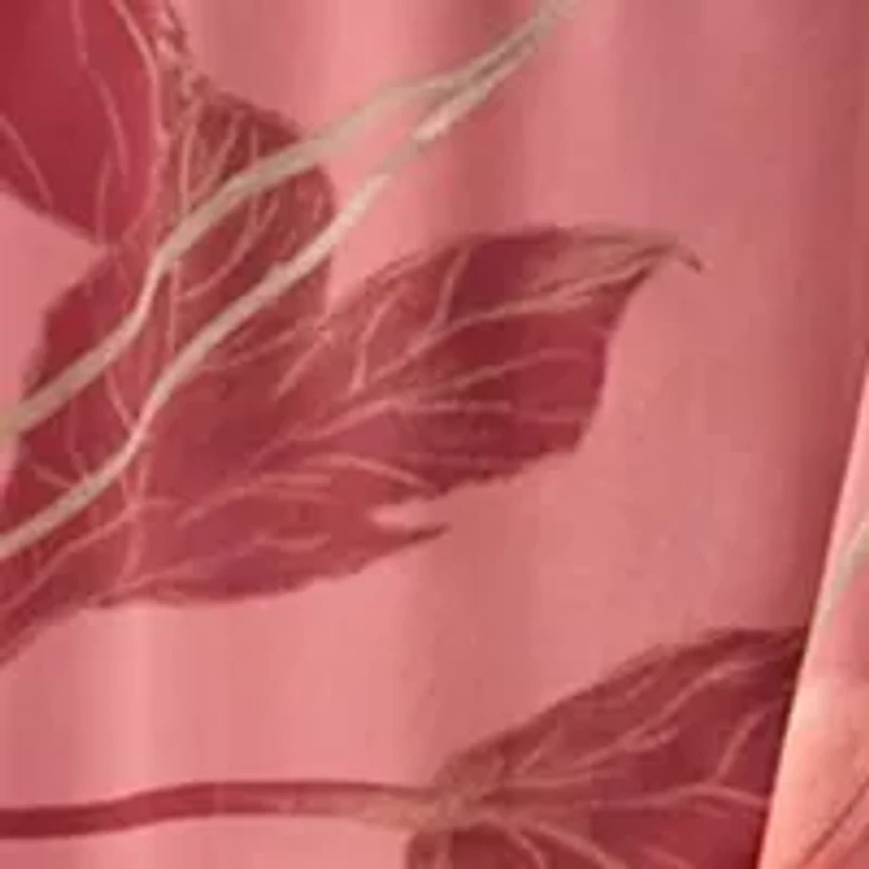 Women's 3/4 Sleeve Floral Chiffon Maxi Dress