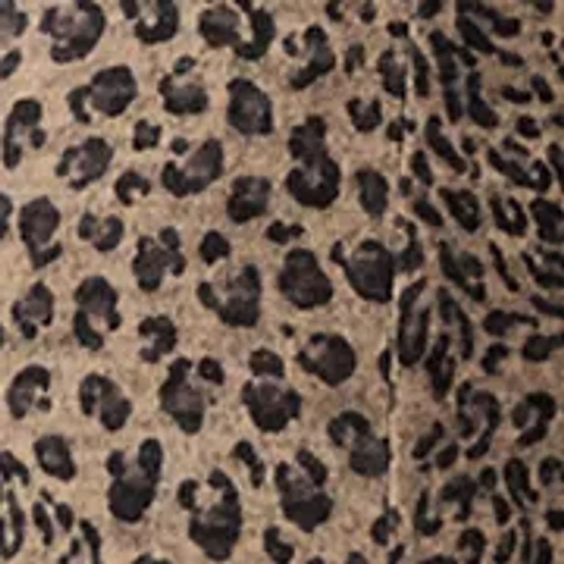 Women's Mock Neck Printed Hacci A-Line Dress