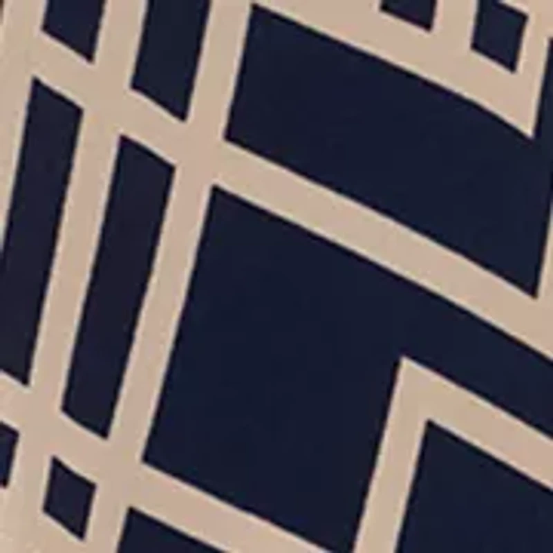 Women's Long Sleeve Print A-Line Midi Dress