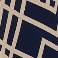 Women's Long Sleeve Print A-Line Midi Dress