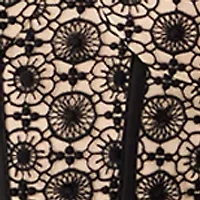 Women's Sleeveless Circle Geometric Lace Dress