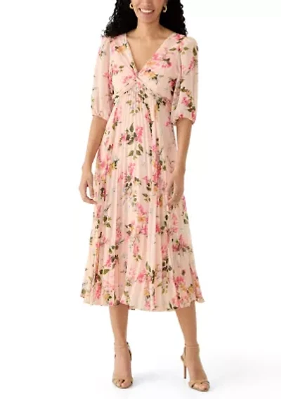 Women's Floral Midi Dress