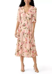 Women's Floral Midi Dress