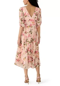 Women's Floral Midi Dress