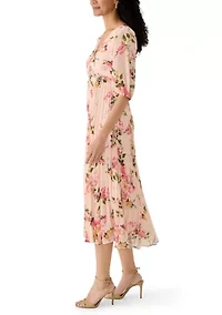 Women's Floral Midi Dress