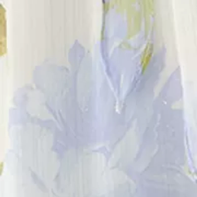 Women's Off The Shoulder Chiffon Midi Dress