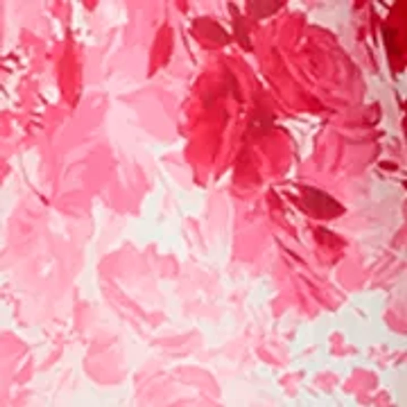 Women's Off the Shoulder Printed Chiffon Midi Dress