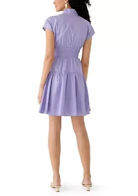 Women's Bow Waist Mini Dress