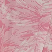 Plus Printed Chiffon A-Line Dress
