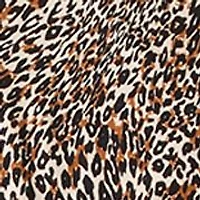 Plus Capelet Printed A-Line Dress