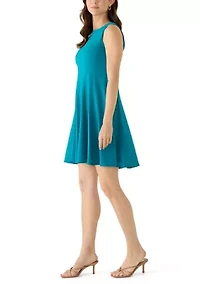 Women's Sleeveless A-Line Dress