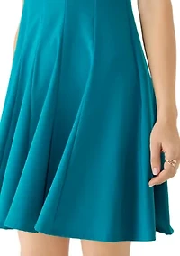 Women's Sleeveless A-Line Dress