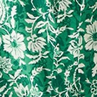 Plus Puff Sleeve Printed Chiffon Shirtdress