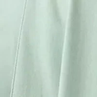 Women's Short Sleeve Solid Linen A-Line Dress