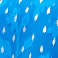 Plus Dot Print Chiffon Maxi Dress