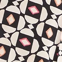 Women's V-Neck Printed Surplice Dress