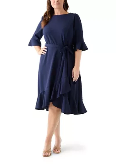 Plus Bell Sleeve Dress