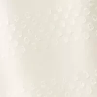 Women's Elbow Puff Sleeve V-Neck Dot Print Fit and Flare Dress