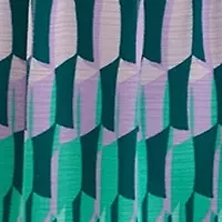 Plus Long Sleeve Mock Neck Tie Waist Printed Maxi Dress