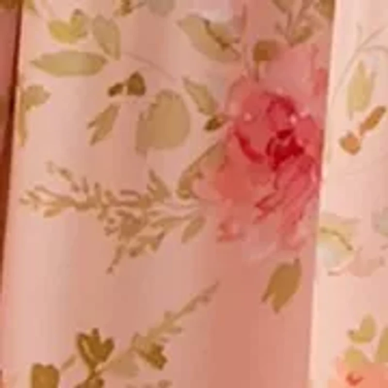 Women's Puff Sleeve Ditsy Floral Maxi Dress