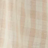 Plus Dolman Sleeve V-Neck Plaid Linen Fit and Flare Dress